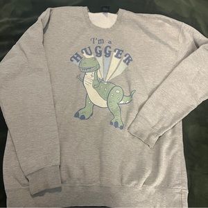 Disney Pixar Toy Story 4 Rex I’m a Hugger Sweatshirt XL